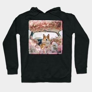 Cuteness Overload Dog With Flowers Hoodie